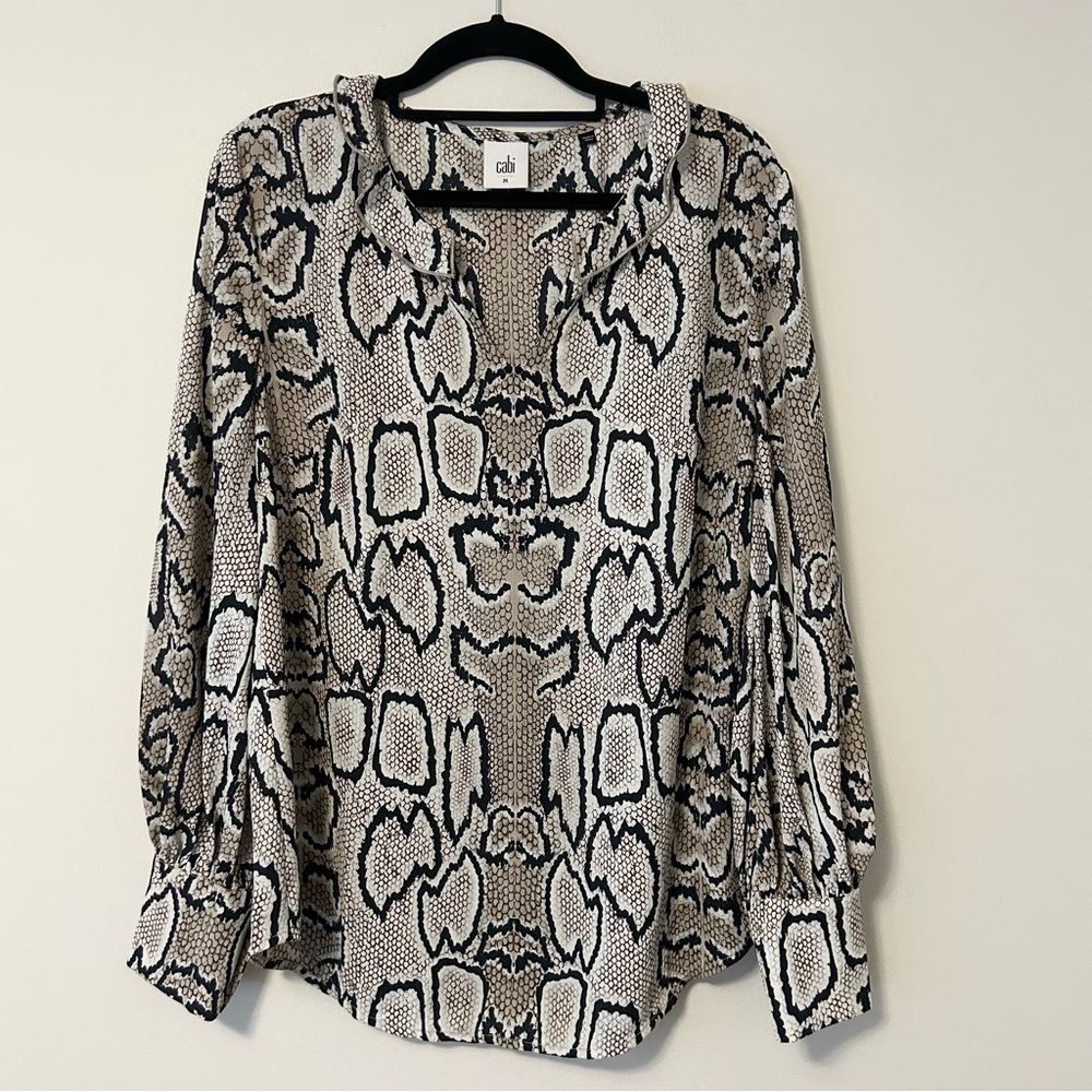 Cabi Snake Skin Blouse